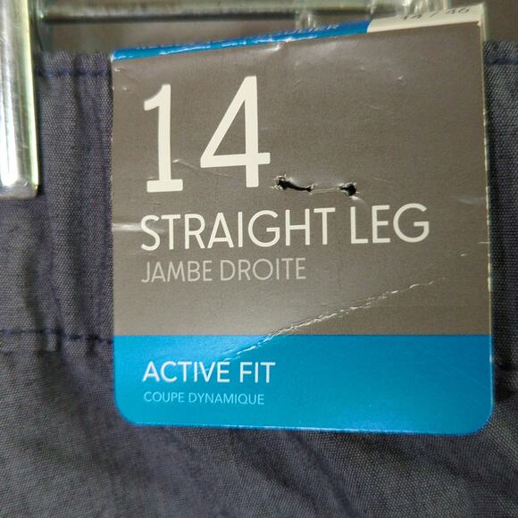 Columbia Pants Womens 14 Blue Active Fit Straight Leg Omni Shade New - Picture 2 of 8